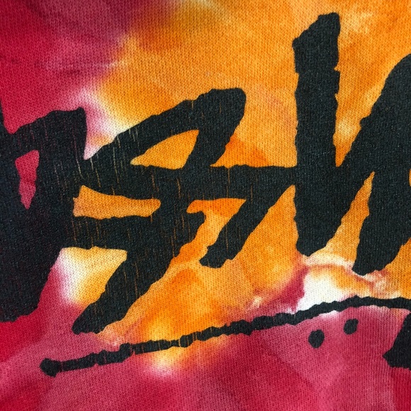 Stussy tie dye sweatshirt S unisex vintage - Picture 5 of 5